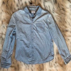 American Eagle Outfitters Chambray Top